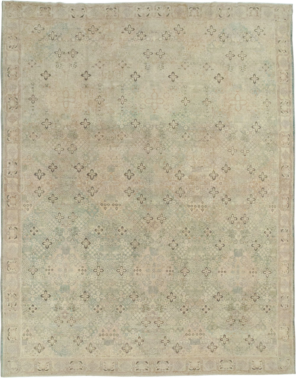 Vintage Persian Joshegan Room Size Carpet, No.31230 - Galerie Shabab
