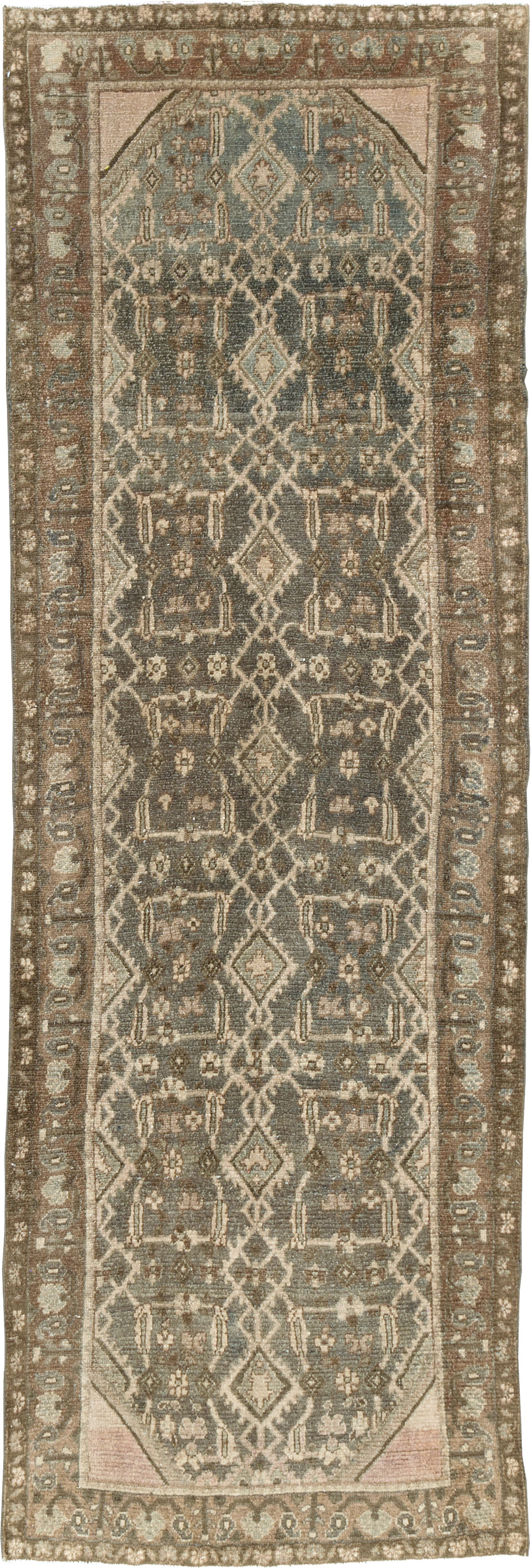 Vintage Persian Malayer Runner, No.31233 - Galerie Shabab