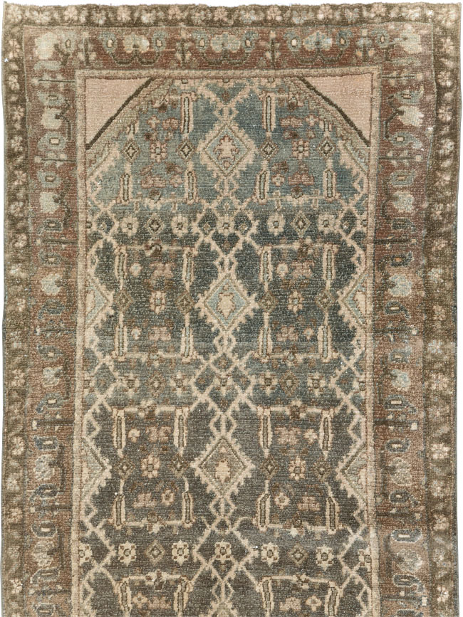 Vintage Persian Malayer Runner, No.31233 - Galerie Shabab