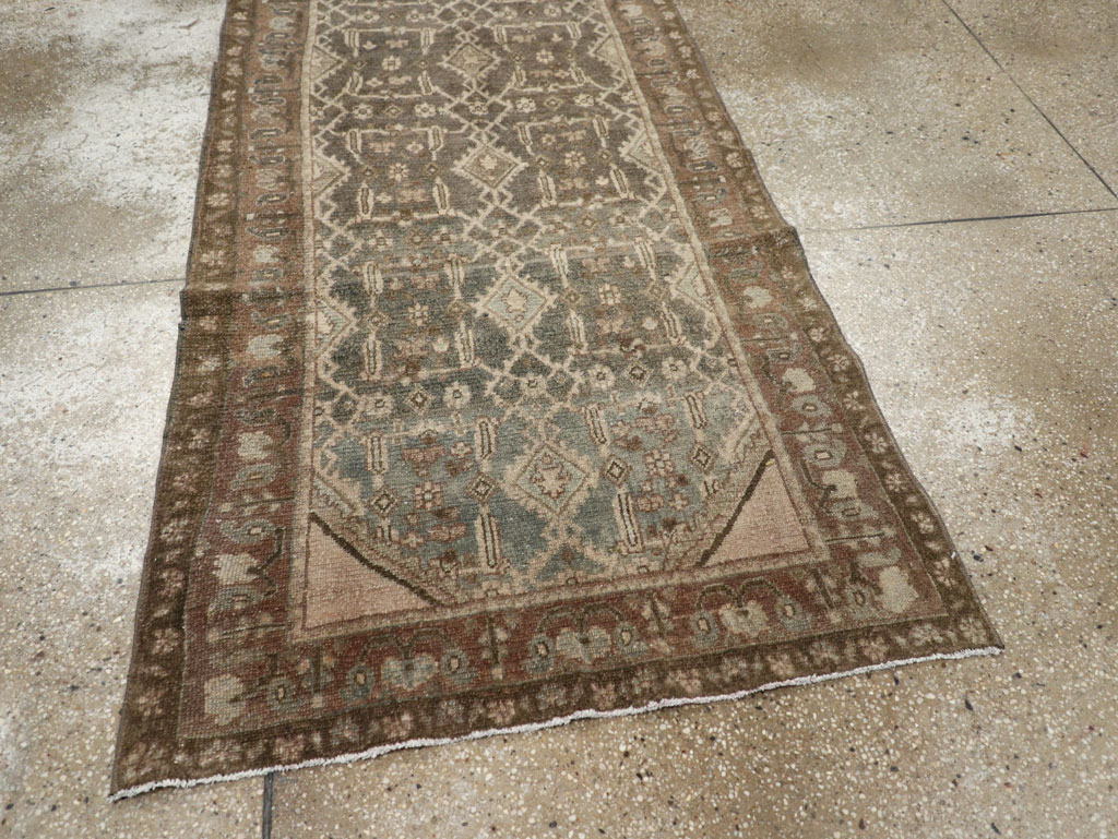 Vintage Persian Malayer Runner, No.31233 - Galerie Shabab