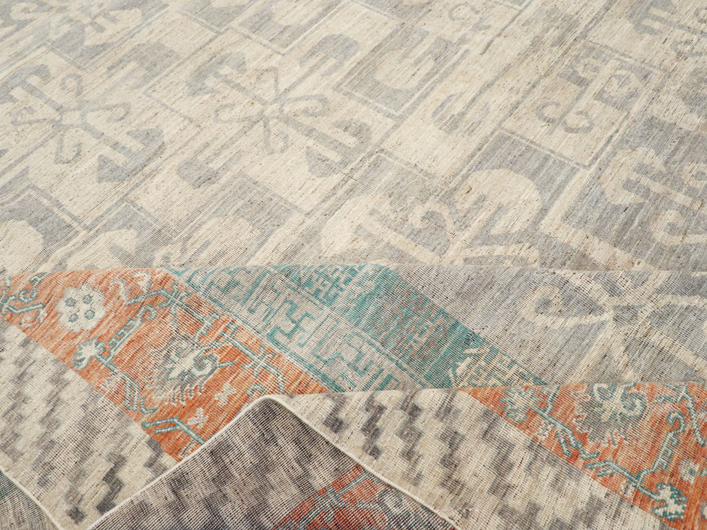 Modern East Turkestan Khotan Oversize Carpet, No.31235 - Galerie Shabab