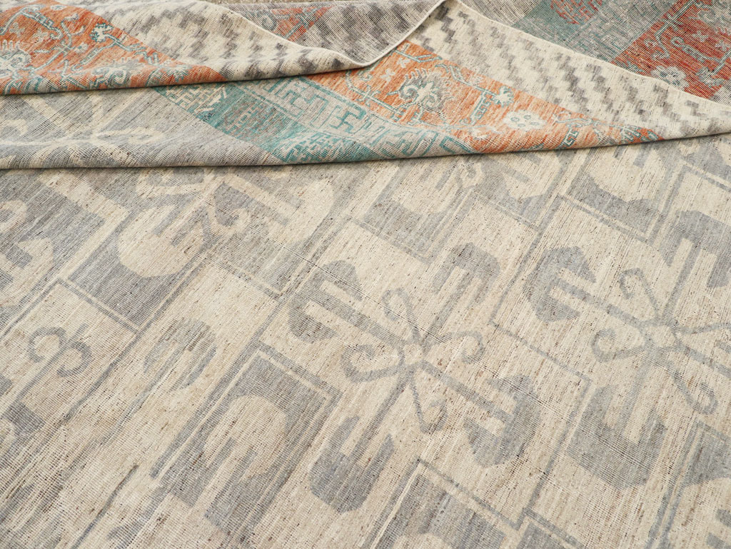 Modern East Turkestan Khotan Oversize Carpet, No.31235 - Galerie Shabab
