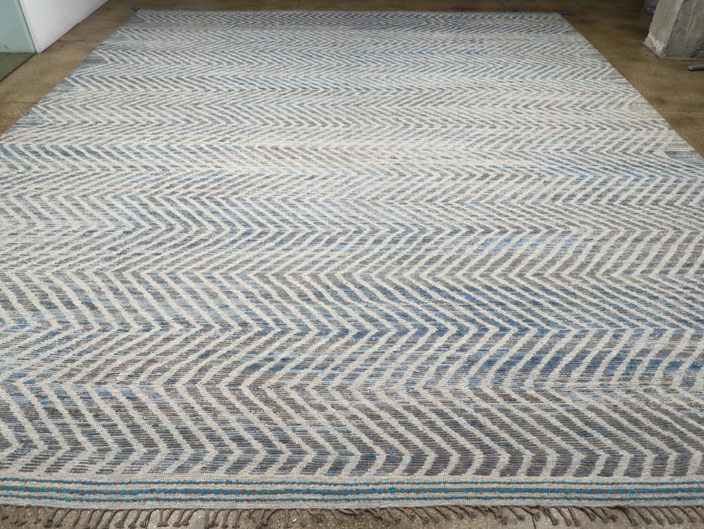 Modern Turkish Flatweave, No.31240 - Galerie Shabab
