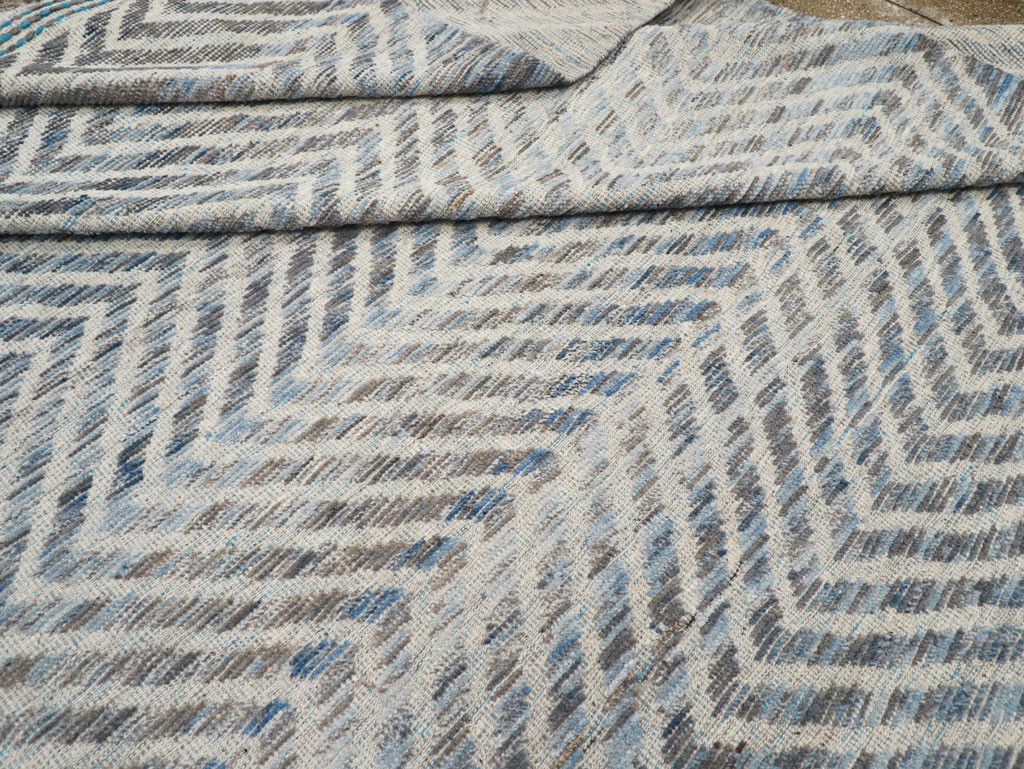 Modern Turkish Flatweave, No.31240 - Galerie Shabab