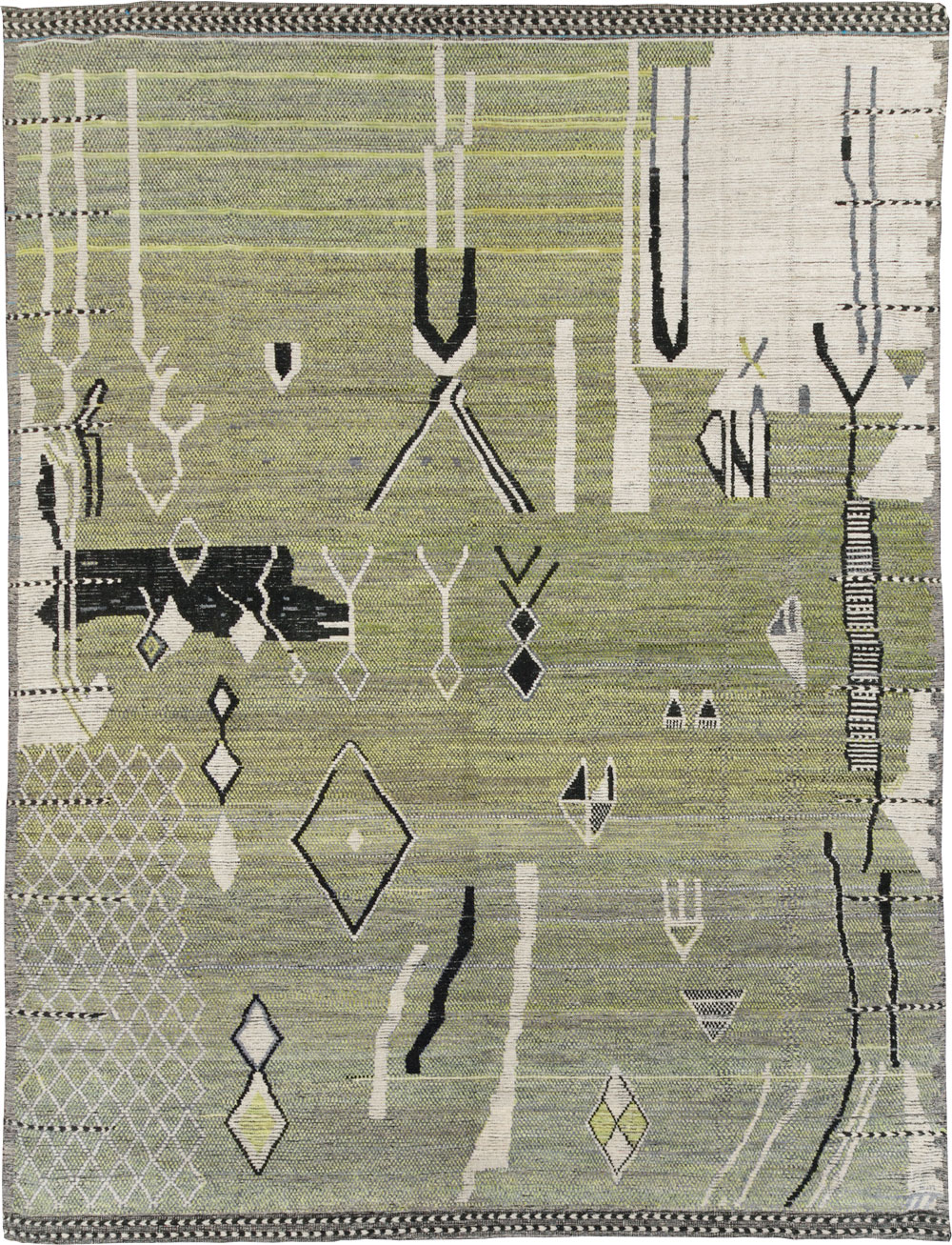 Moroccan Inspired Contemporary Turkish Large Room Size Carpet, No.31241 - Galerie Shabab