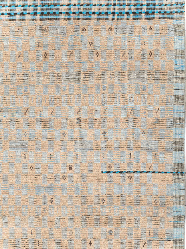 Moroccan Inspired Contemporary Turkish Long and Narrow Carpet, No.31242 - Galerie Shabab
