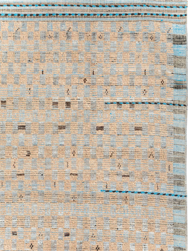 Moroccan Inspired Contemporary Turkish Long and Narrow Carpet, No.31242 - Galerie Shabab