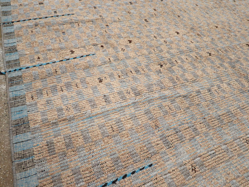 Moroccan Inspired Contemporary Turkish Long and Narrow Carpet, No.31242 - Galerie Shabab