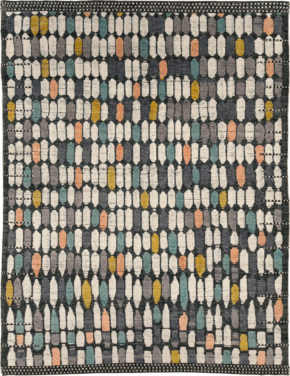 Modern Turkish Flatweave Kilim Large Room Size Carpet, No.31244 - Galerie Shabab