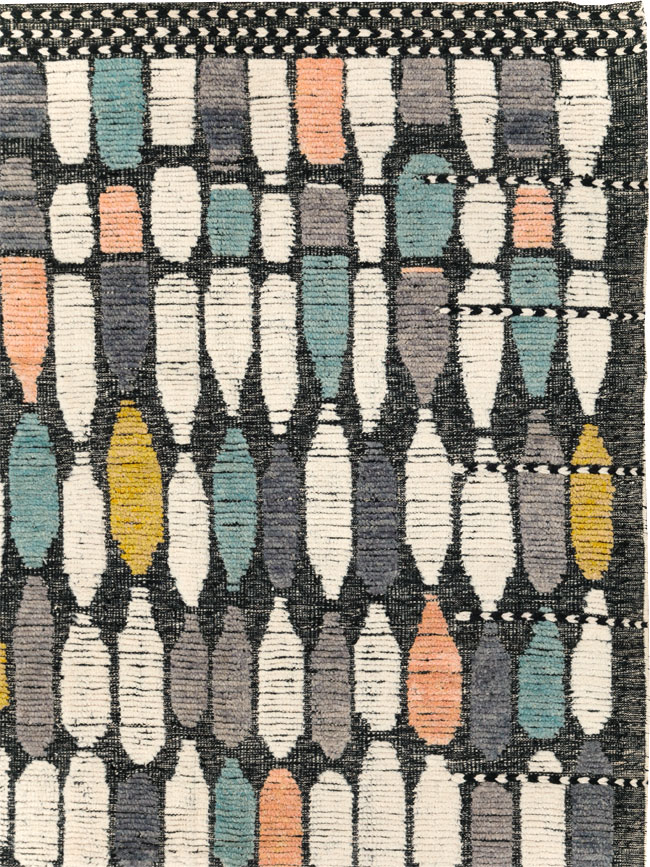 Modern Turkish Flatweave Kilim Large Room Size Carpet, No.31244 - Galerie Shabab