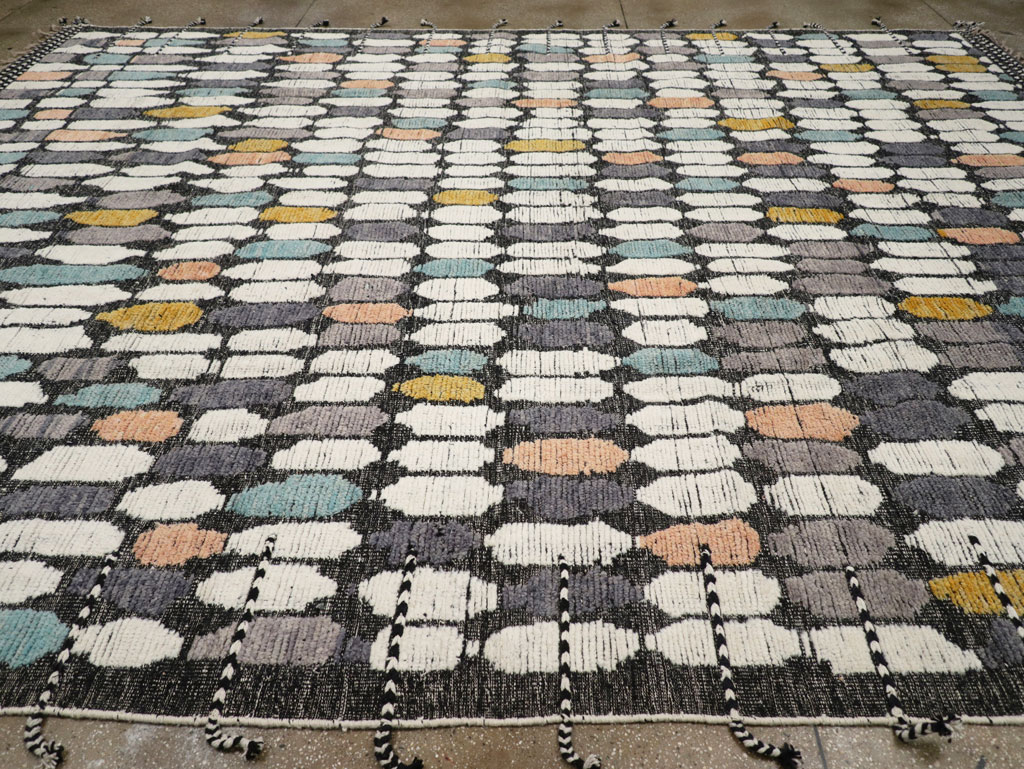 Modern Turkish Flatweave Kilim Large Room Size Carpet, No.31244 - Galerie Shabab