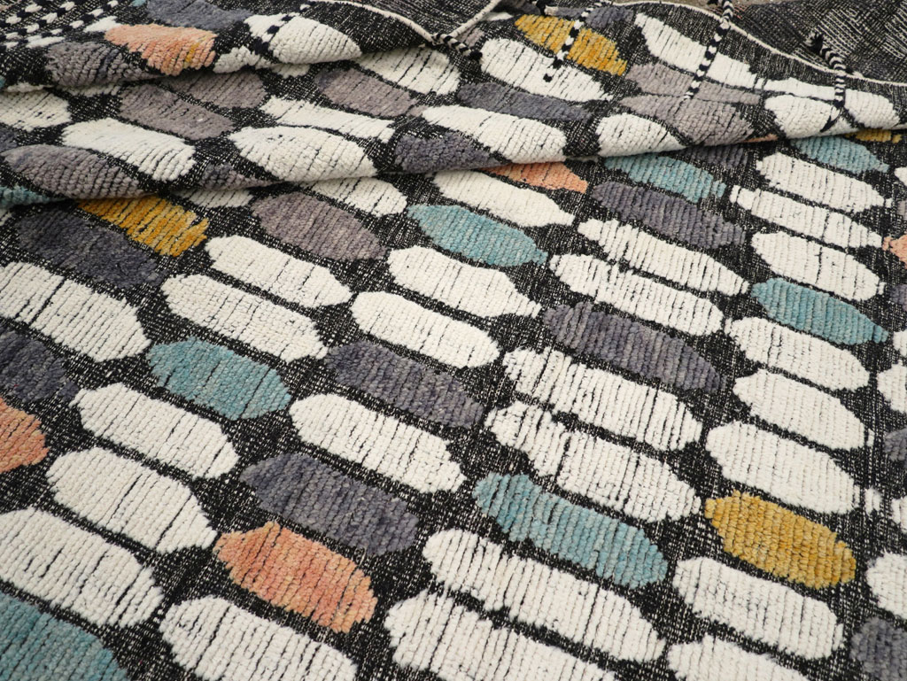 Modern Turkish Flatweave Kilim Large Room Size Carpet, No.31244 - Galerie Shabab