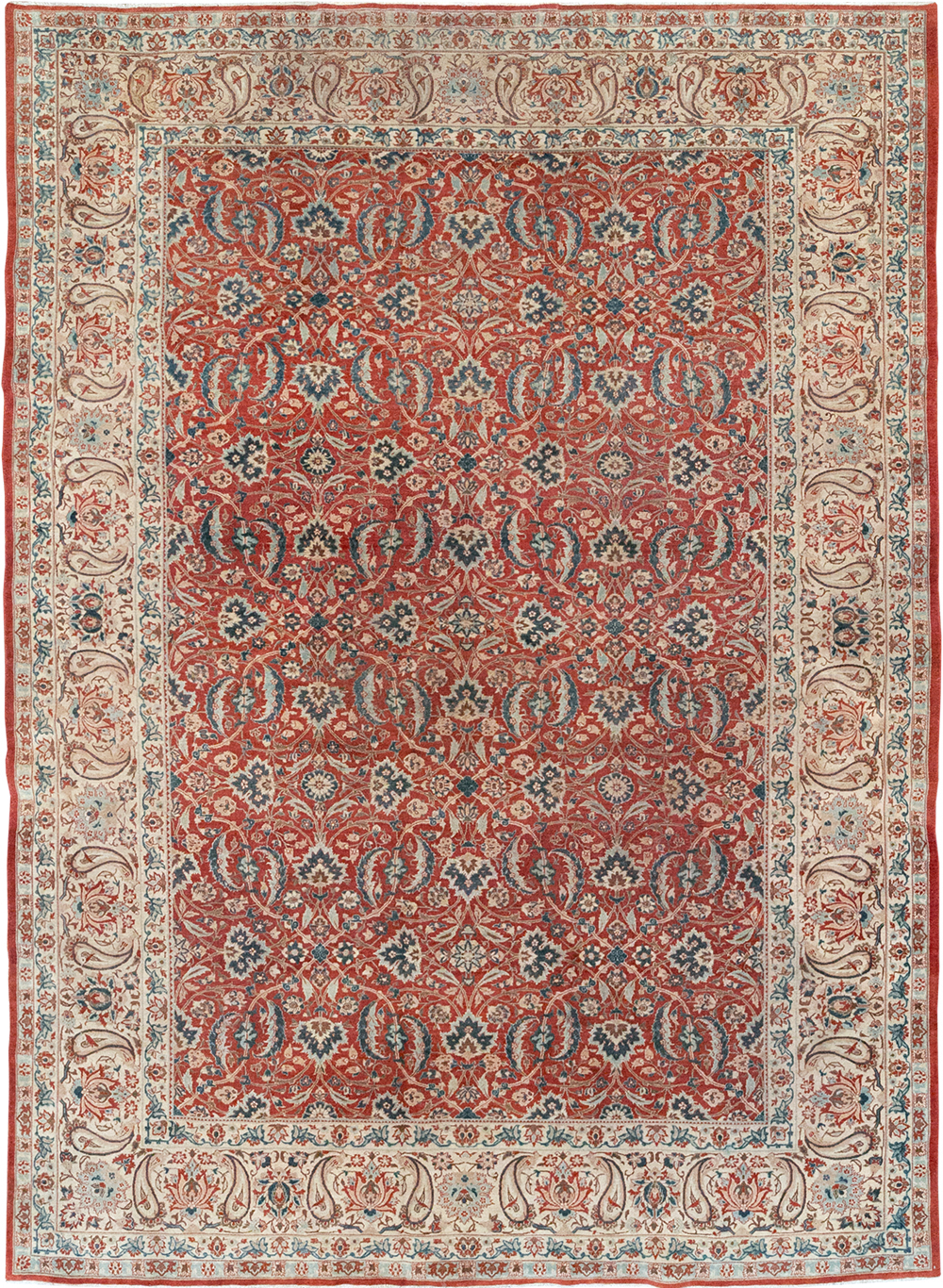 Vintage Persian Isfahan Room Size Carpet, No.31245 - Galerie Shabab