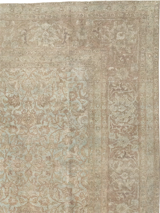 Vintage Persian Tabriz Accent Carpet, No.31246 - Galerie Shabab