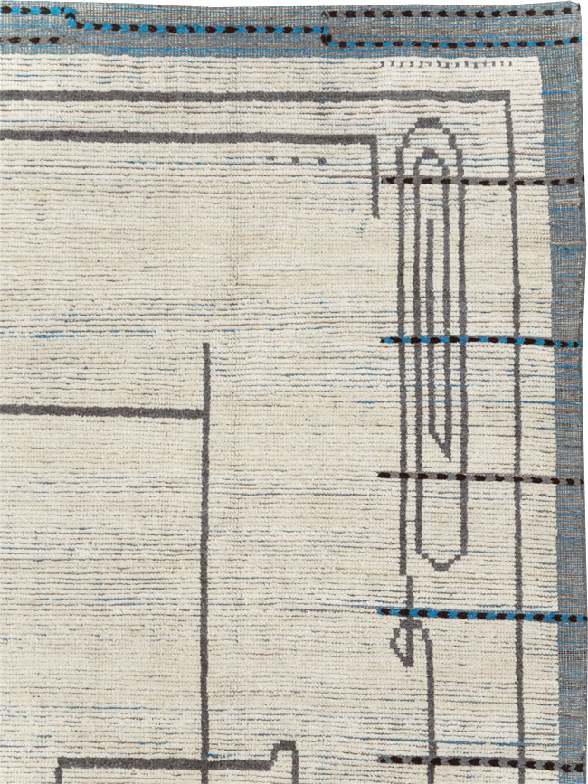 Moroccan Inspired Contemporary Turkish Room Size Carpet, No.31248 - Galerie Shabab