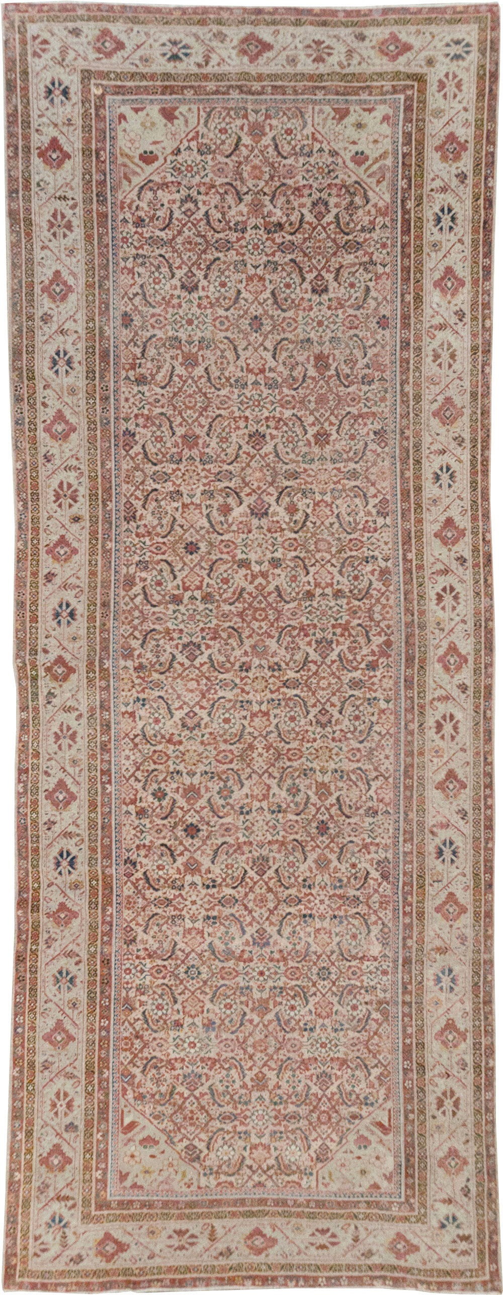 Antique Persian Fereghan Long and Narrow Gallery Carpet, No.31251 - Galerie Shabab