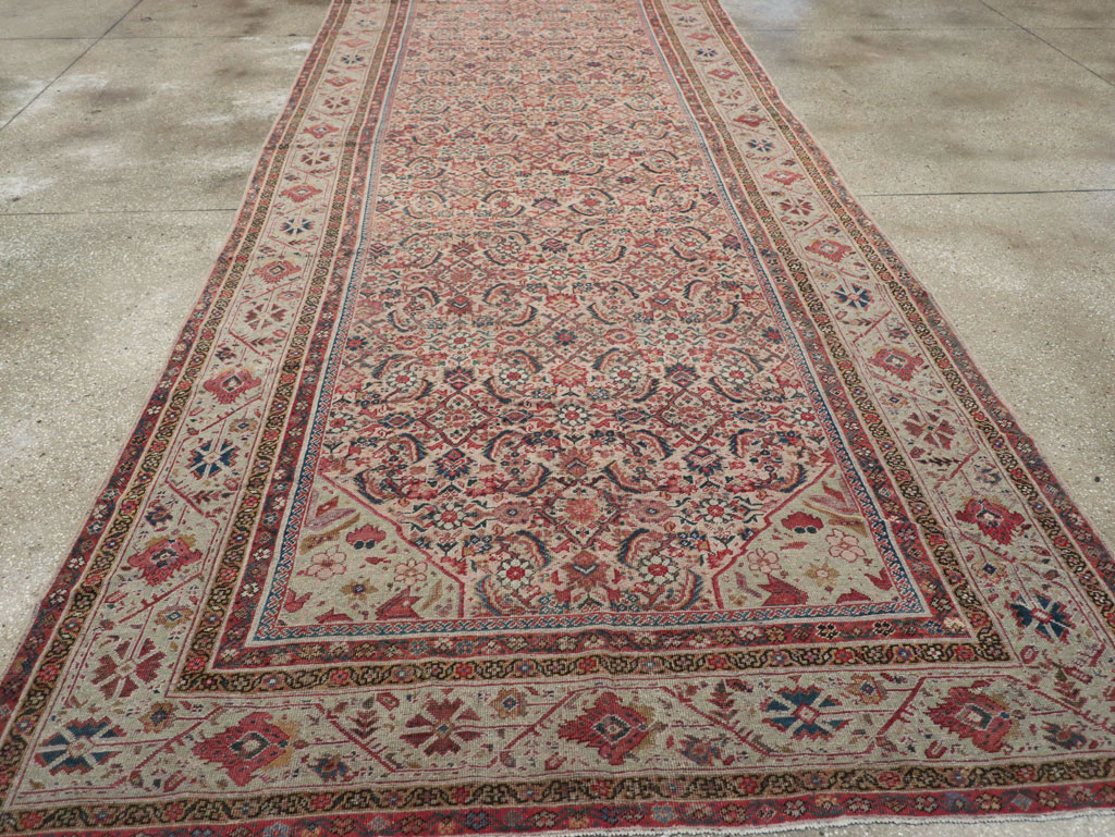 Antique Persian Fereghan Long and Narrow Gallery Carpet, No.31251 - Galerie Shabab
