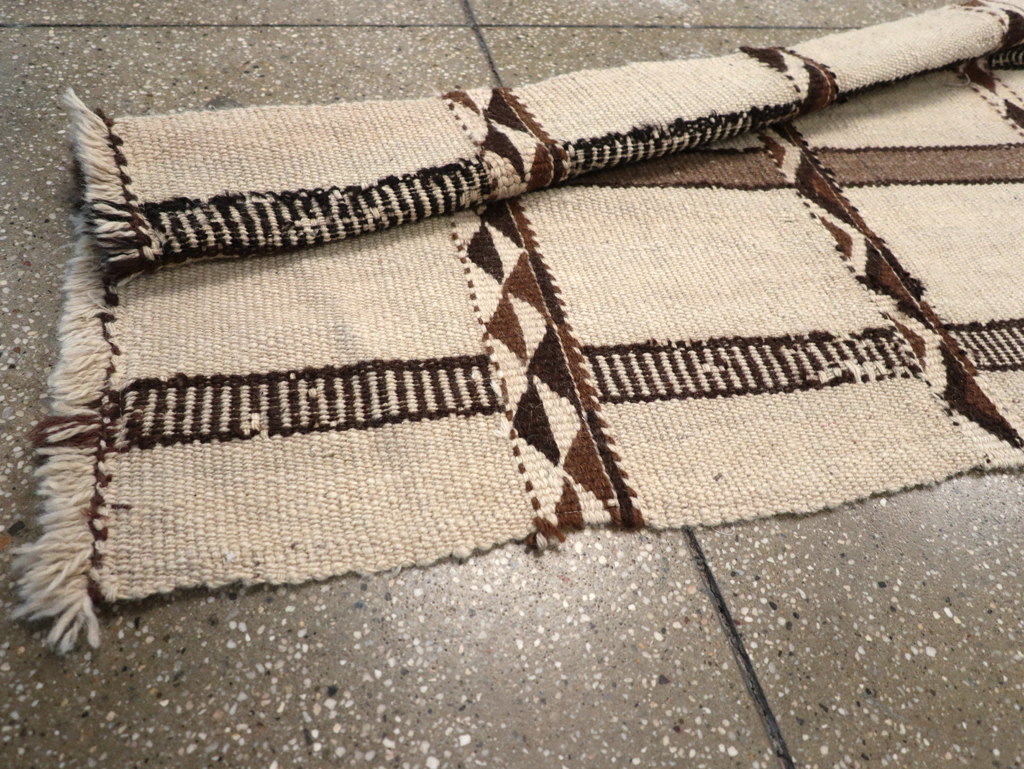 Vintage Turkish Flatweave Tribal Runner, No.31254 - Galerie Shabab
