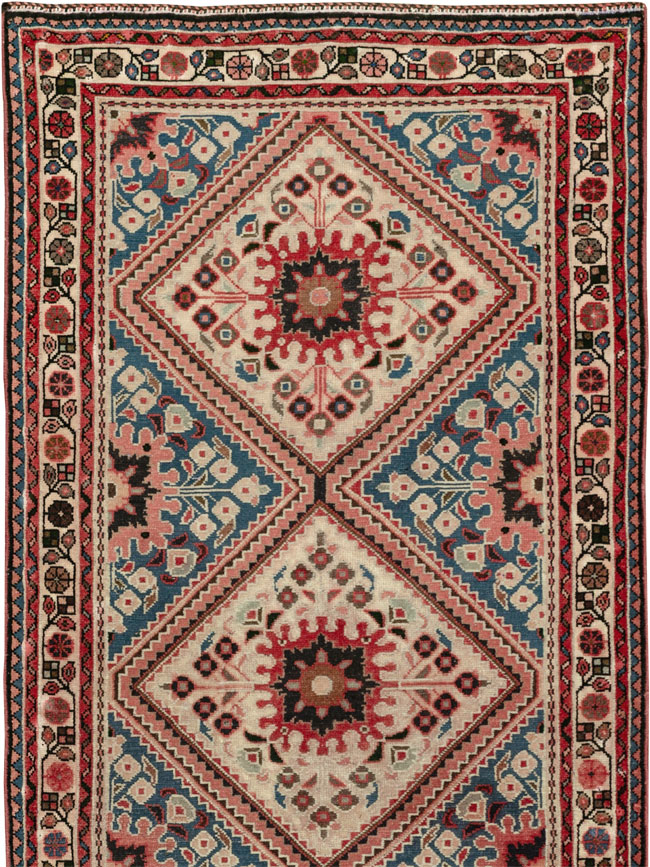 Vintage Persian Hamadan Long Runner, No.31256 - Galerie Shabab
