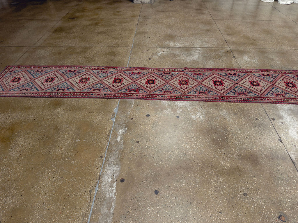 Vintage Persian Hamadan Long Runner, No.31256 - Galerie Shabab
