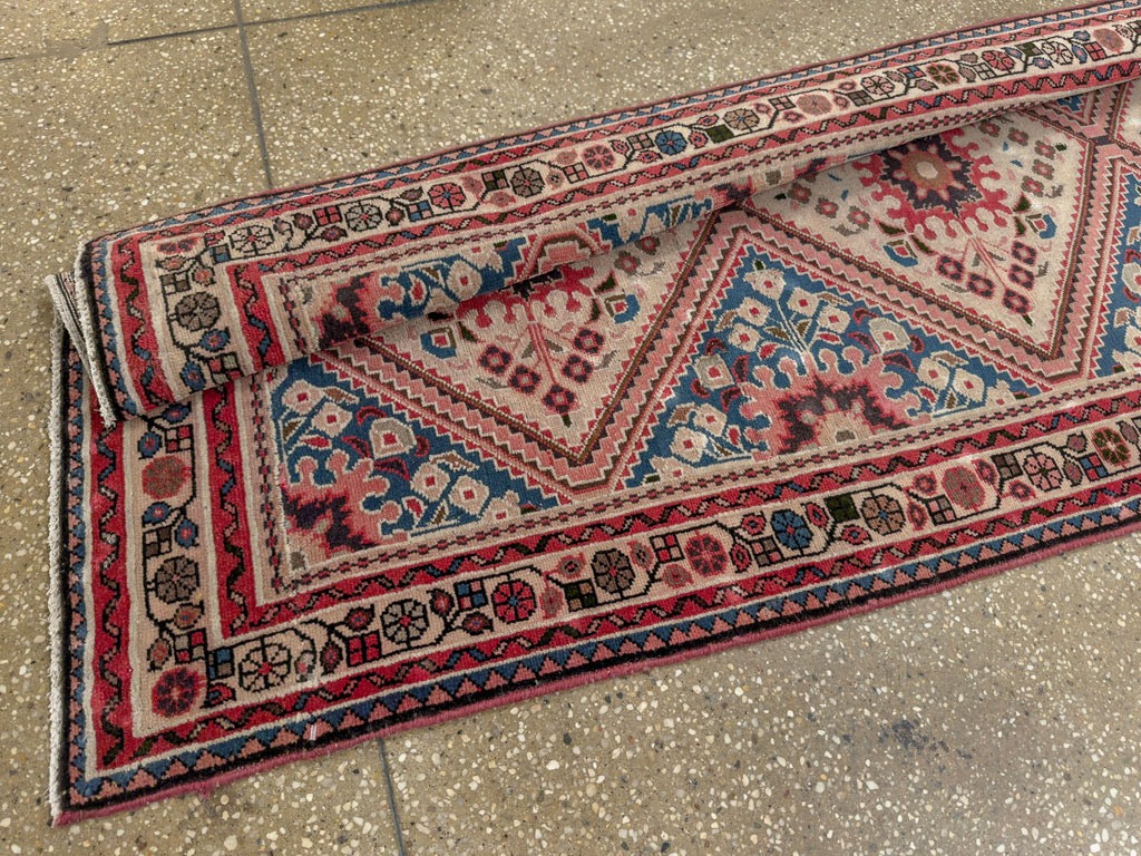 Vintage Persian Hamadan Long Runner, No.31256 - Galerie Shabab