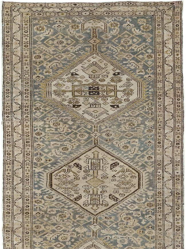 Vintage Persian Malayer Runner, No.31257 - Galerie Shabab