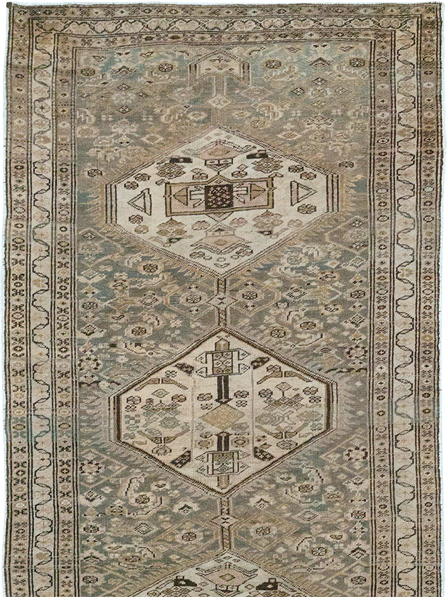 Vintage Persian Malayer Runner, No.31257 - Galerie Shabab