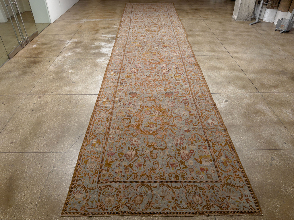Antique Caucasian Karabagh Long and Narrow Carpet, No.31259 - Galerie Shabab