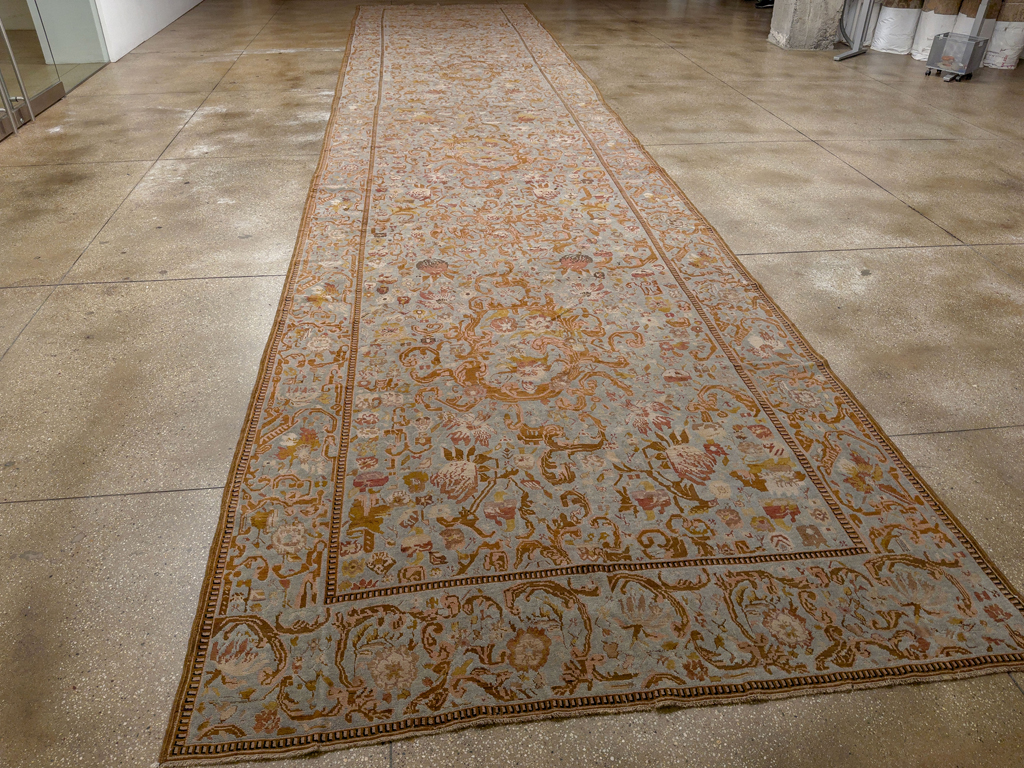 Antique Caucasian Karabagh Long and Narrow Carpet, No.31259 - Galerie Shabab