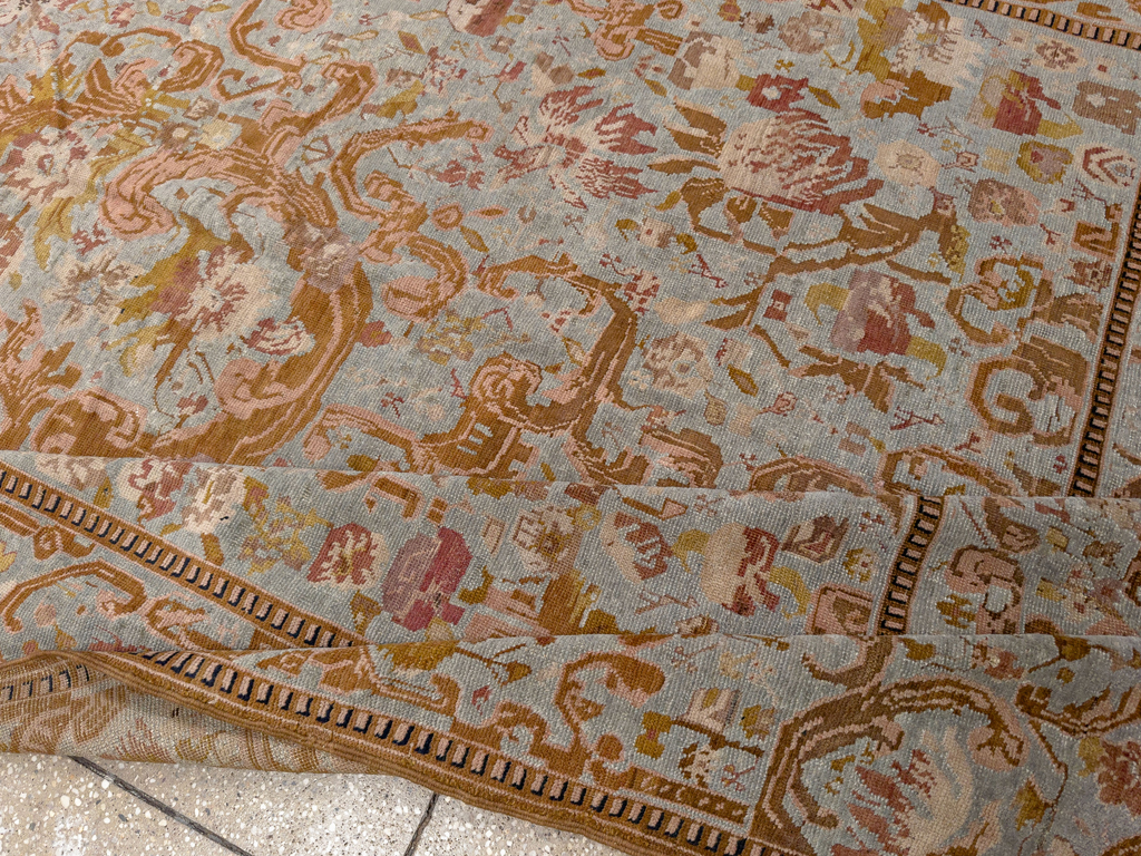 Antique Caucasian Karabagh Long and Narrow Carpet, No.31259 - Galerie Shabab