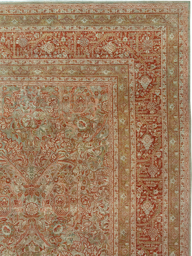 Antique Persian Tabriz Large Carpet, No.31263 - Galerie Shabab