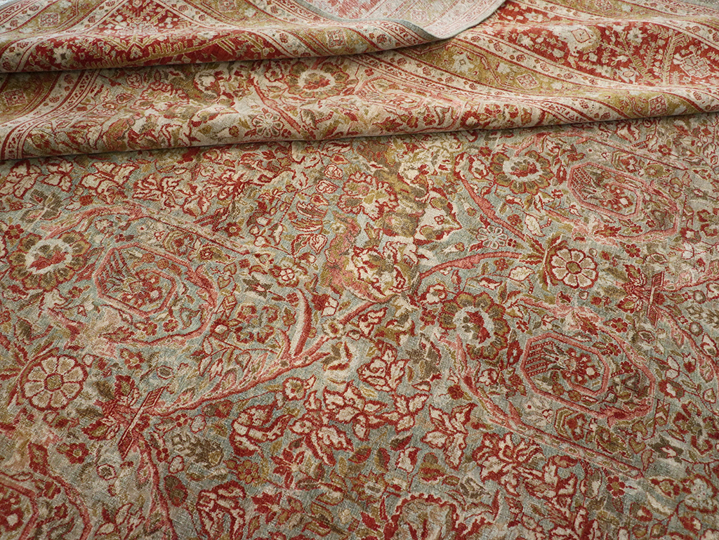 Antique Persian Tabriz Large Carpet, No.31263 - Galerie Shabab