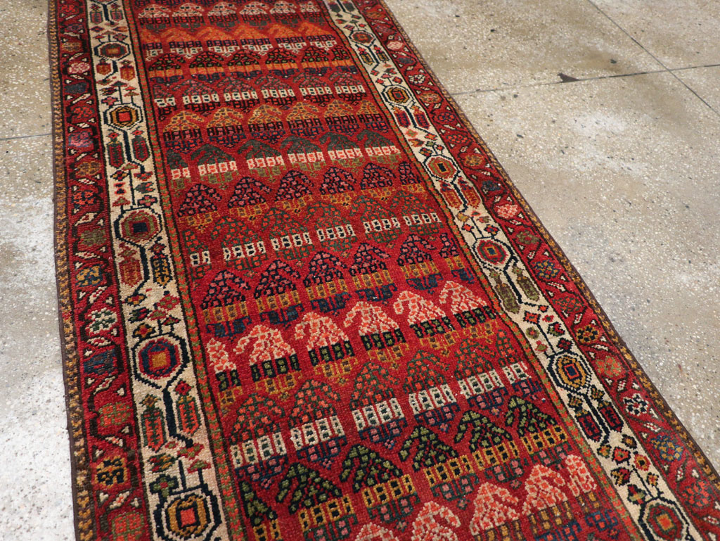 Antique Persian Malayer Long Runner, No.31265 - Galerie Shabab