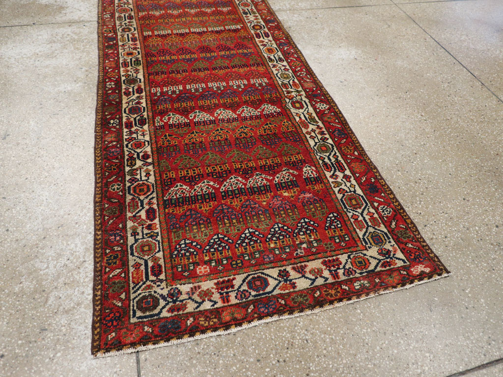 Antique Persian Malayer Long Runner, No.31265 - Galerie Shabab