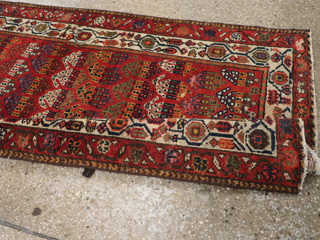Antique Persian Malayer Long Runner, No.31265 - Galerie Shabab