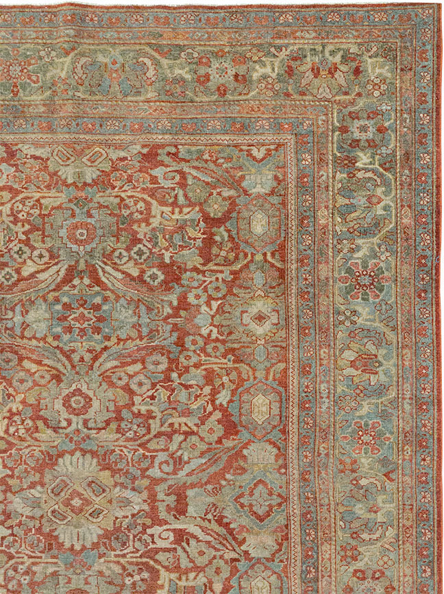 Antique Persian Mahal Room Size Carpet, No.31270 - Galerie Shabab