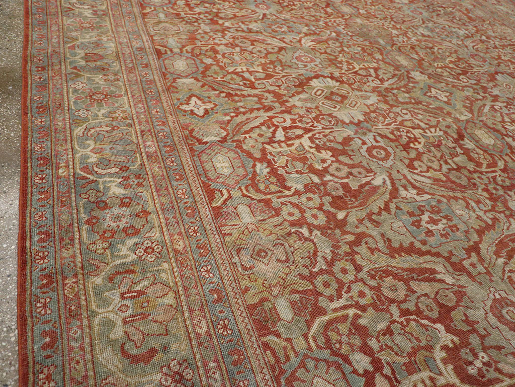 Antique Persian Mahal Room Size Carpet, No.31270 - Galerie Shabab