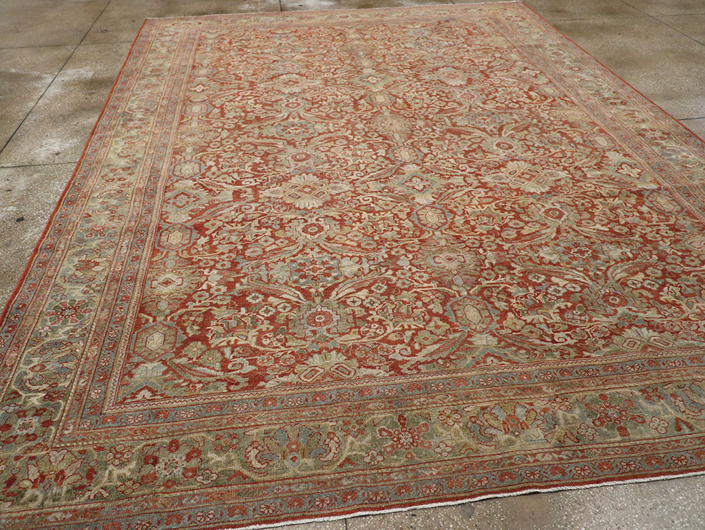 Antique Persian Mahal Room Size Carpet, No.31270 - Galerie Shabab