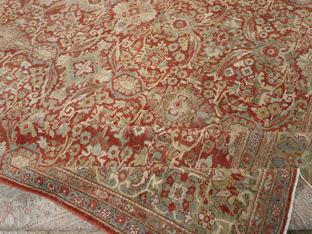 Antique Persian Mahal Room Size Carpet, No.31270 - Galerie Shabab