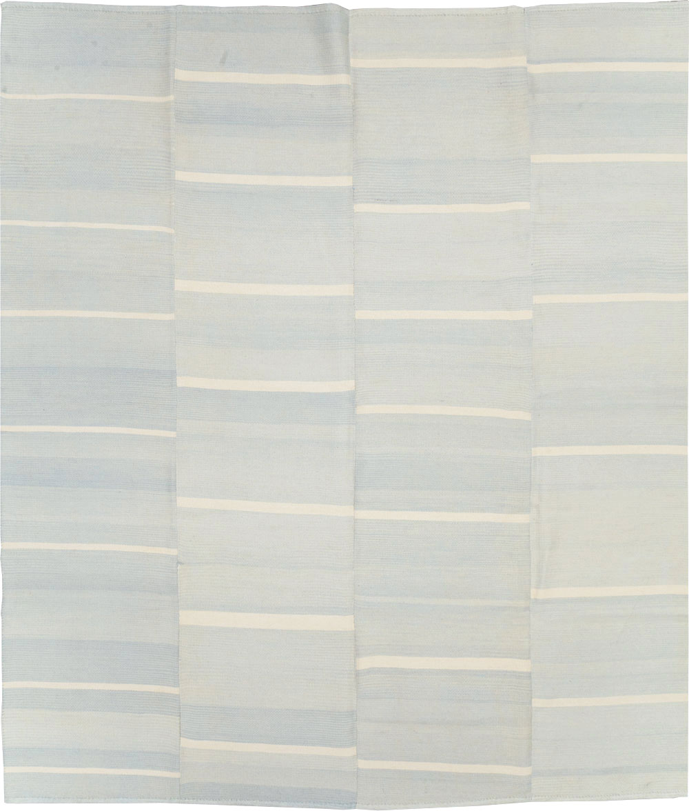 Contemporary Turkish Flatweave Kilim Room Size Carpet, No.31277 - Galerie Shabab