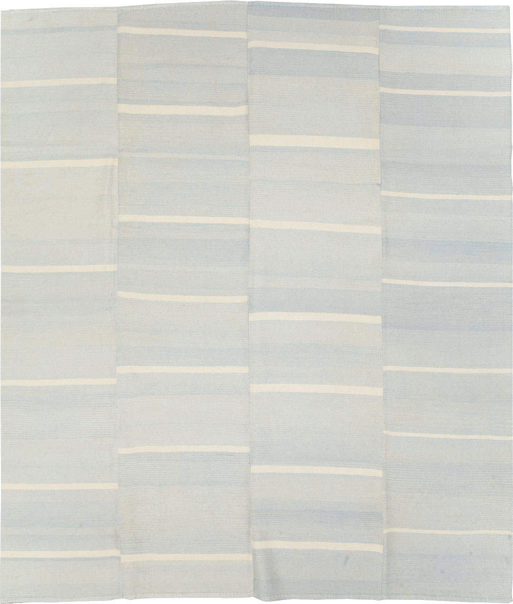 Contemporary Turkish Flatweave Kilim Room Size Carpet, No.31277 - Galerie Shabab
