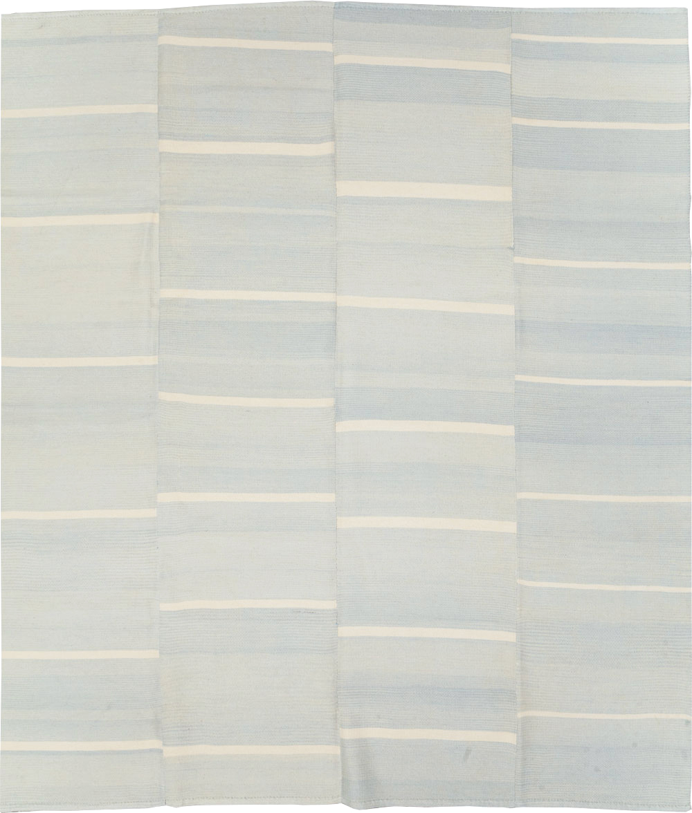 Contemporary Turkish Flatweave Kilim Room Size Carpet, No.31277 - Galerie Shabab