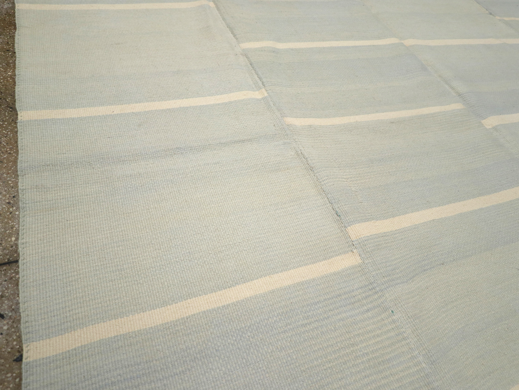 Contemporary Turkish Flatweave Kilim Room Size Carpet, No.31277 - Galerie Shabab