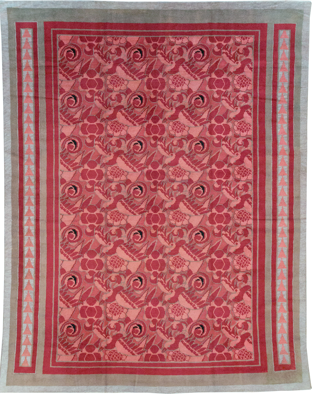 Vintage Belgian Art Deco Room Size Carpet, No.31278 - Galerie Shabab