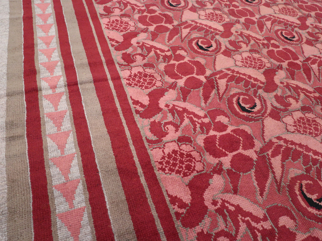 Vintage Belgian Art Deco Room Size Carpet, No.31278 - Galerie Shabab