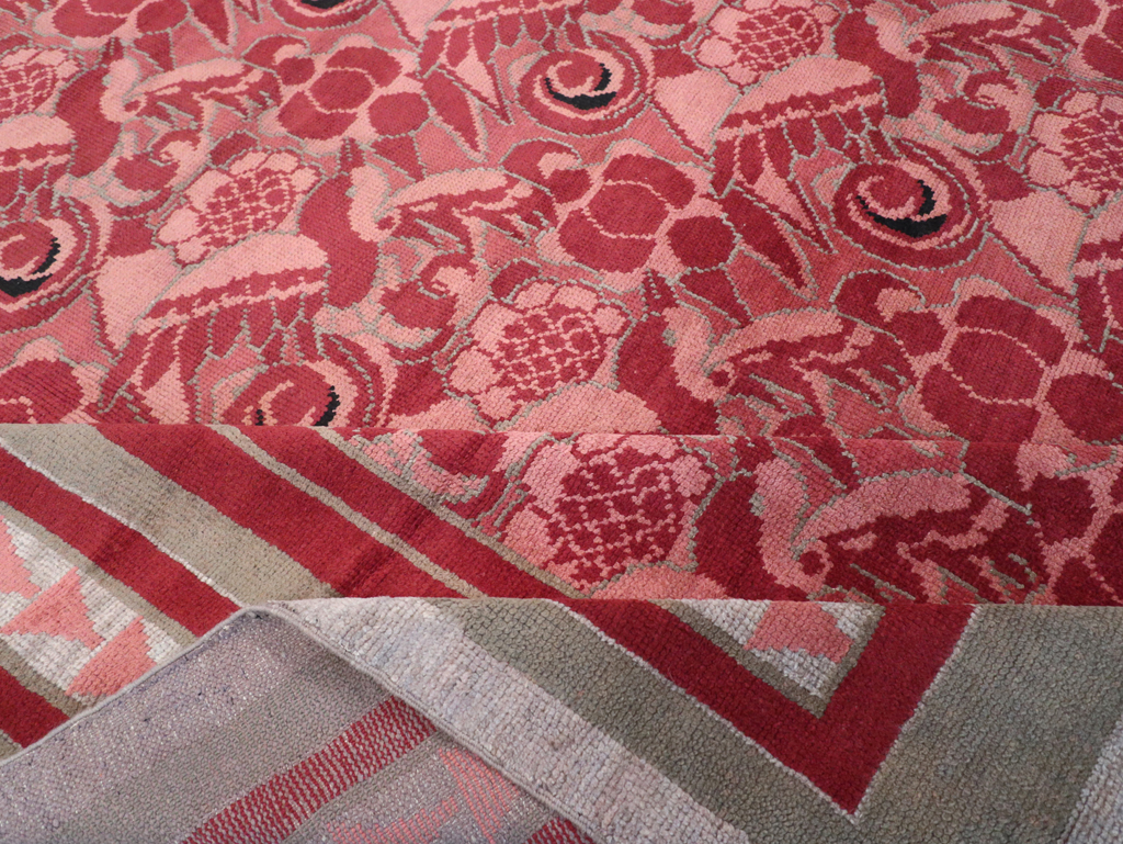 Vintage Belgian Art Deco Room Size Carpet, No.31278 - Galerie Shabab