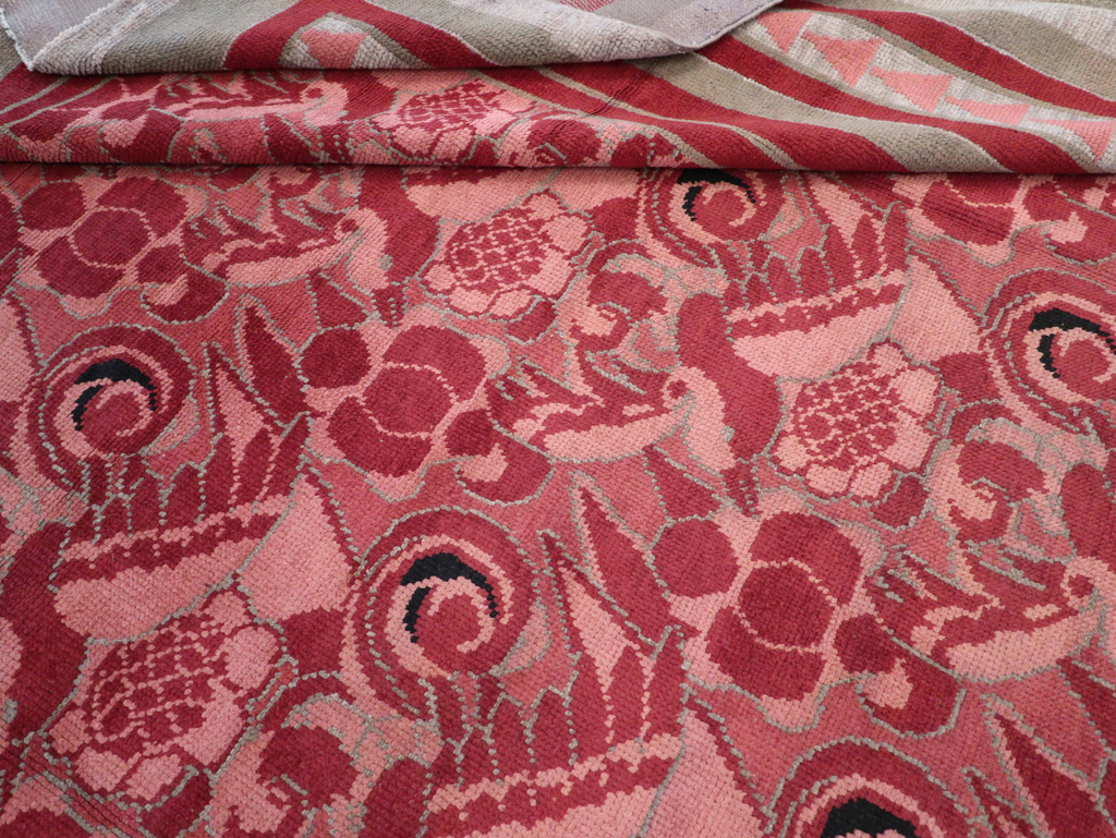 Vintage Belgian Art Deco Room Size Carpet, No.31278 - Galerie Shabab