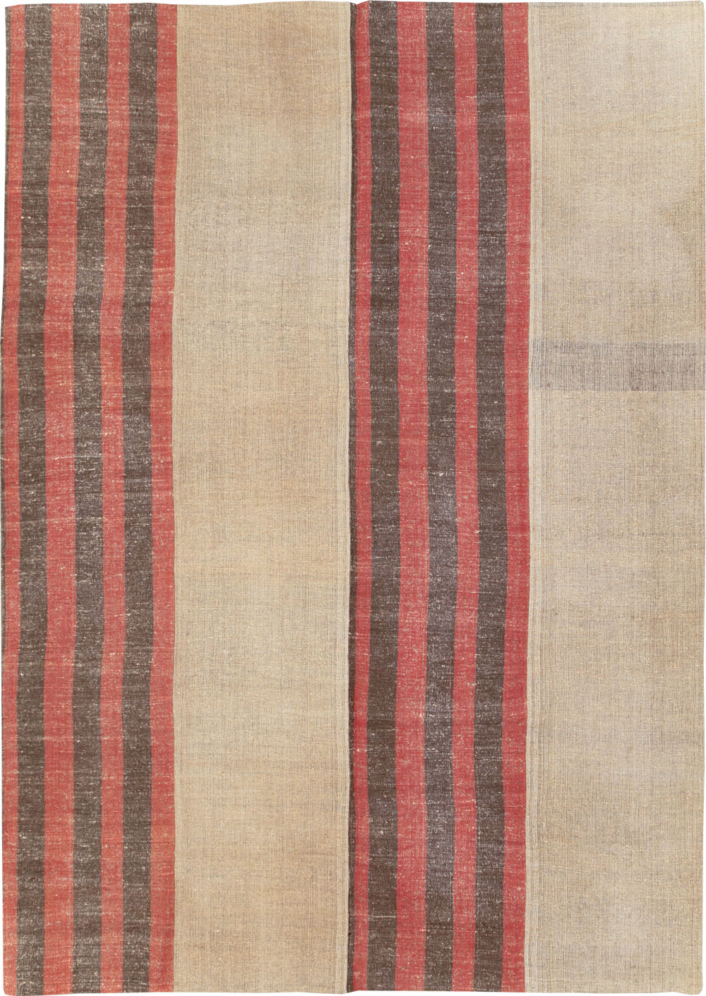 Vintage Turkish Flatweave Kilim Room Size Carpet, No.31284 - Galerie Shabab