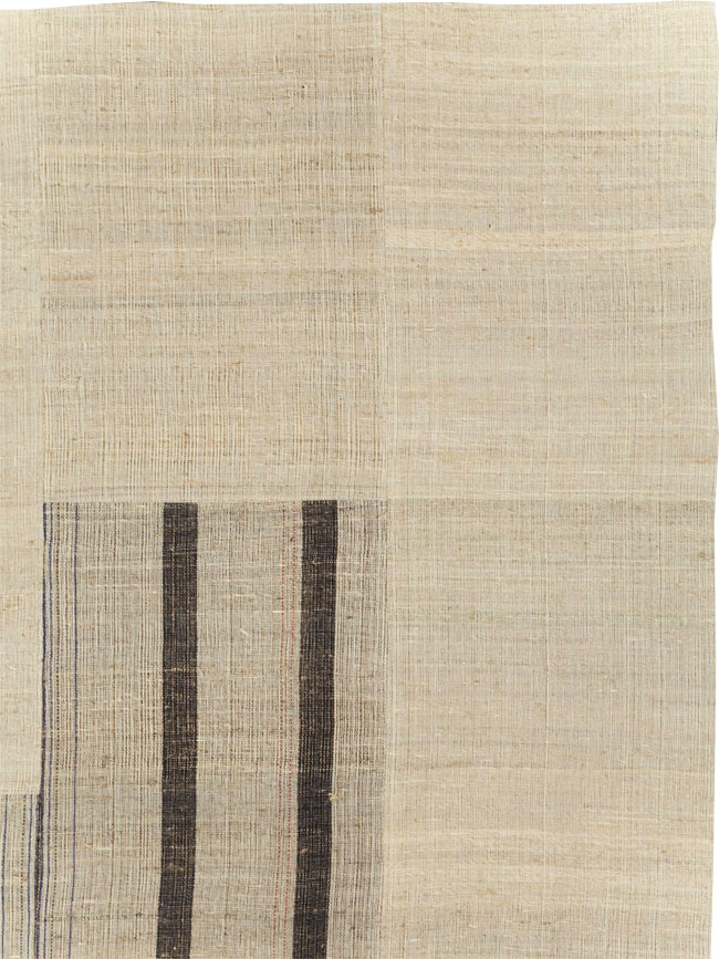 Vintage Turkish Flatweave Kilim Room Size Carpet, No.31287 - Galerie Shabab