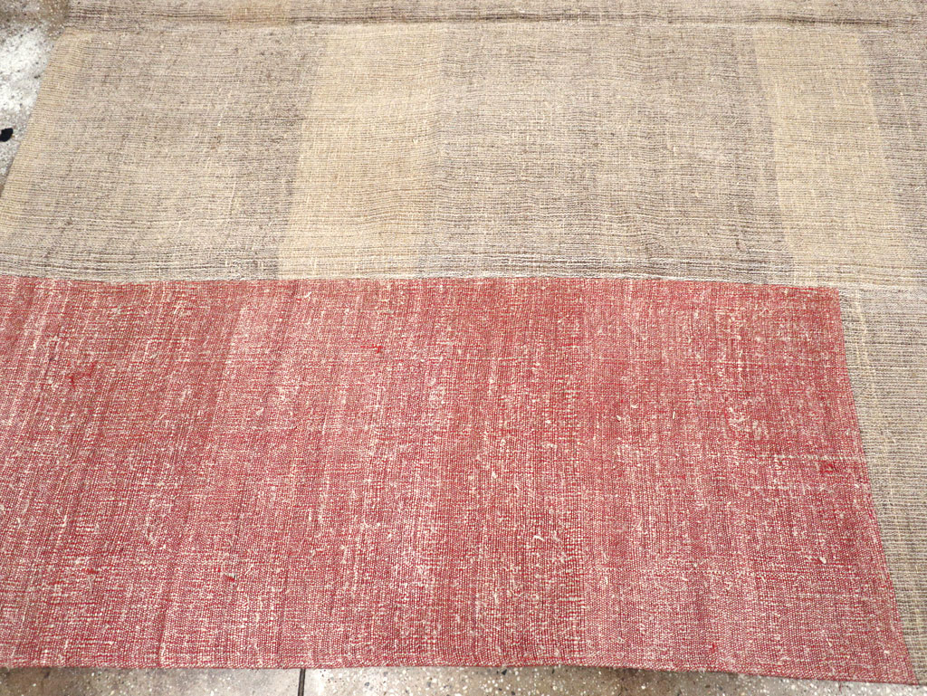 Vintage Turkish Flatweave Kilim Room Size Carpet, No.31289 - Galerie Shabab